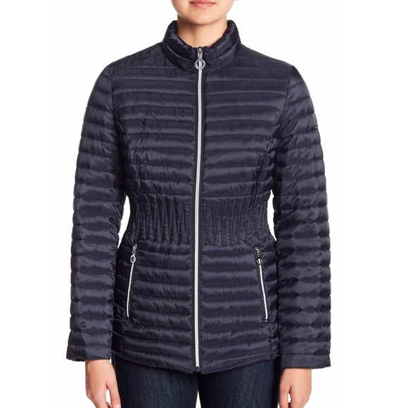 Laundry by Shelli Segal Cinched Waist Puffer M - Picture 4 of 8